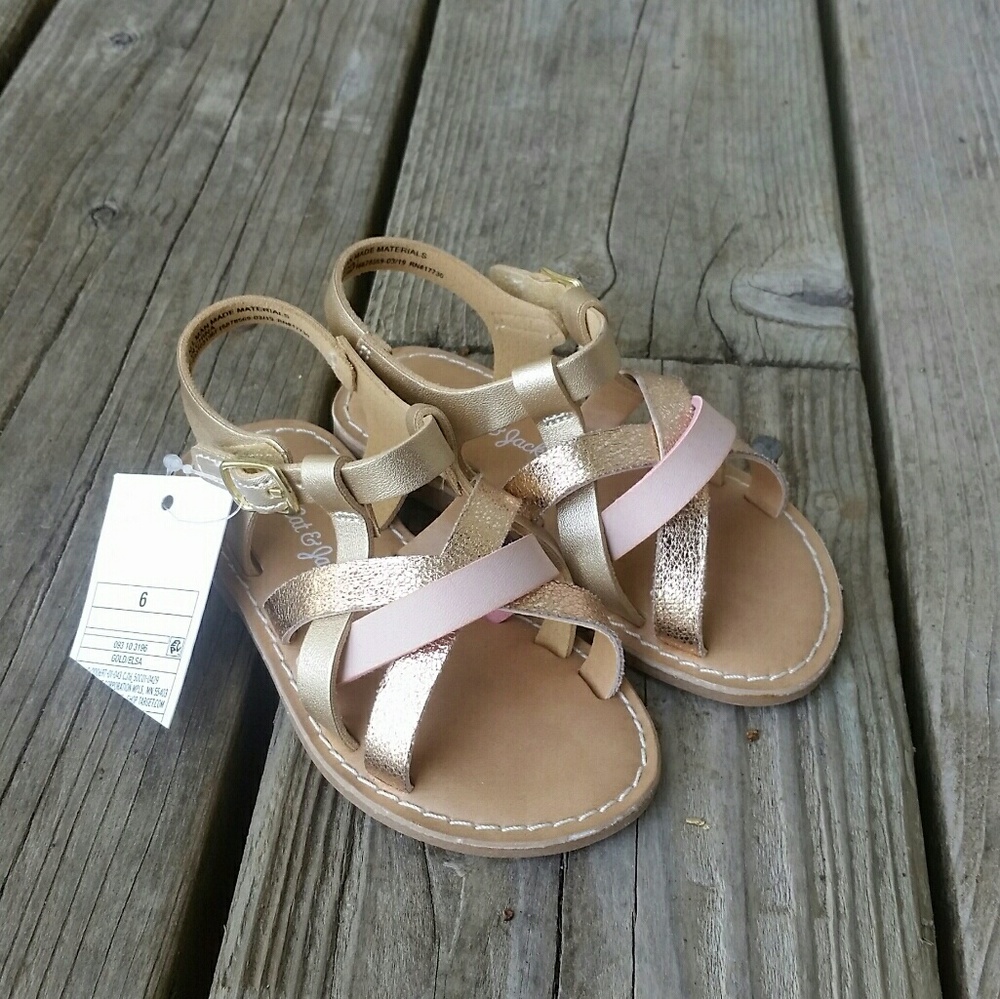 NWT Baby Girls Shoes Size 6